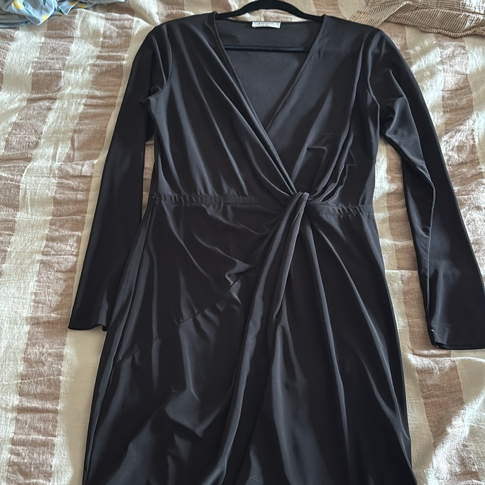 Babaton Black Long Sleeve Dress